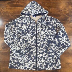 Reebok NFL Dallas Cowboys Football On Field Blue Zip Hoodie Digital Camo Mens M